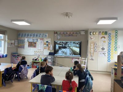 Agri Aware- Zoom Call with Farmer James in the Infant Room Agri Aware- Zoom Call with Farmer James in the Infant Room